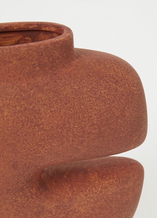 101 Copenhagen Tribal Medio vaas 30 cm - detail cognac