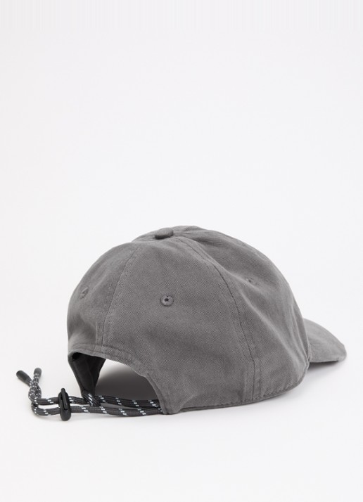 10DAYS Curly 10 pet met logoborduring - detail middengrijs