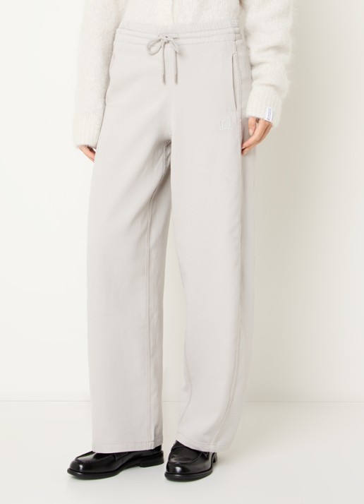 10DAYS High waist straight fit joggingbroek met steekzakken