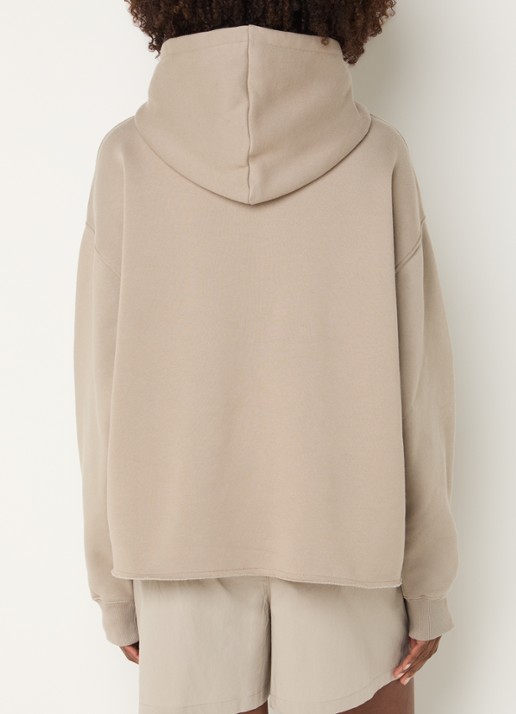 10DAYS Hoodie met logo - achterkant 5 khaki