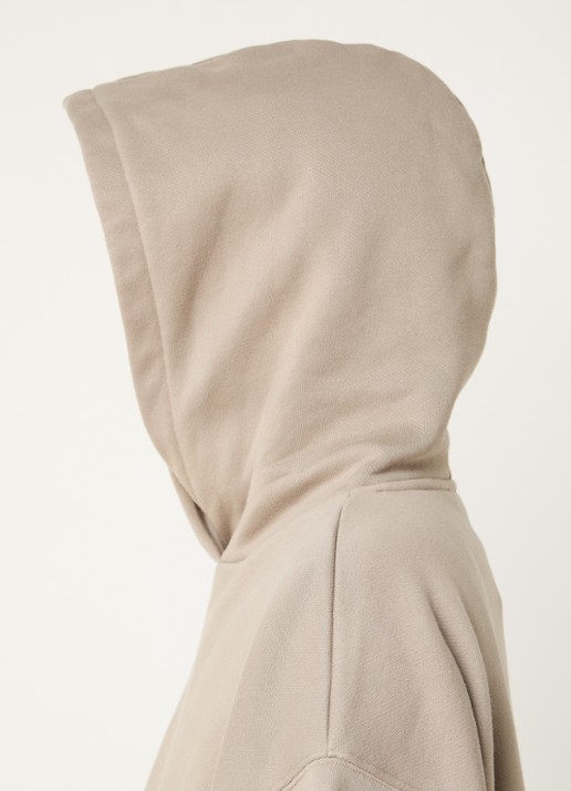 10DAYS Hoodie met logo - detail 4 khaki