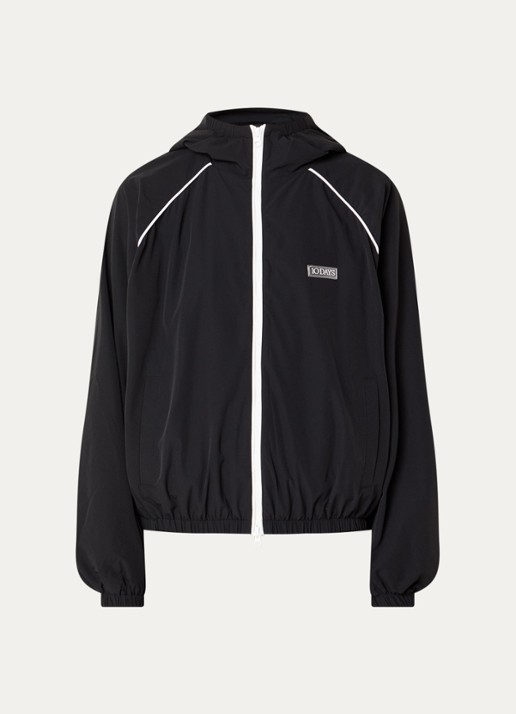 10DAYS Softshell windjack met steekzakken - voorkant zwart