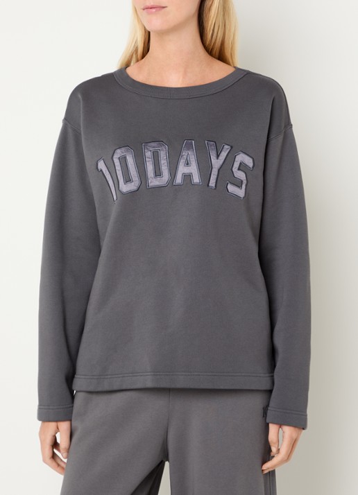 10DAYS Sweater met logo
