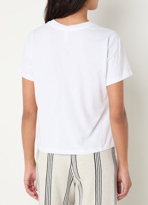 10DAYS T-shirt met print - achterkant 3 wit