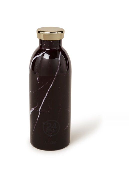 24Bottles Black Marble Clima Bottle waterfles 50 cl