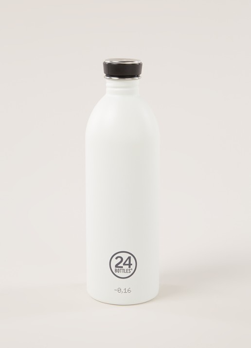 24Bottles Urban Bottle drinkfles 1 liter  - voorkant 2 wit