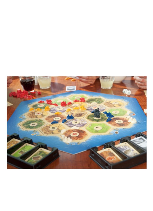 999 Games Catan-bassisspel - detail steenrood