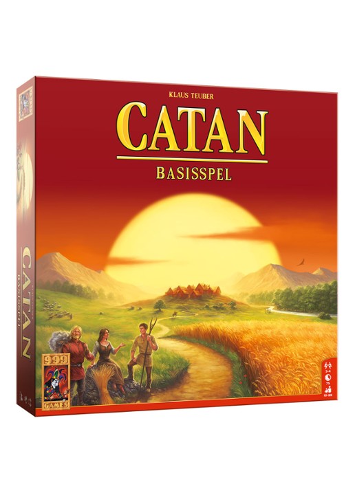 999 Games Catan-bassisspel - voorkant 2 steenrood