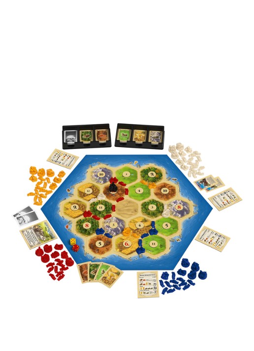999 Games Catan-bassisspel - voorkant 3 steenrood