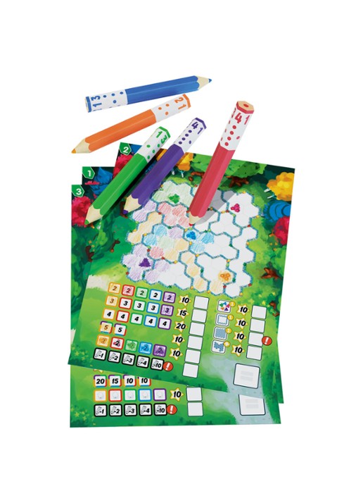 999 Games Pick a Pen Tuinen dobbelspel - detail 2 multicolor