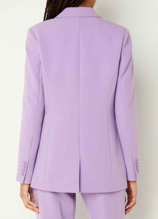 Aaiko Amilla blazer met klepzakken - achterkant 4 lila