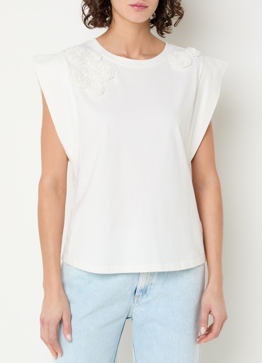 Aaiko Cora top met applicatie