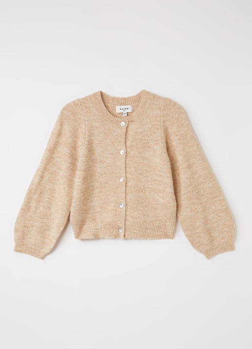 Aaiko Jady fijngebreid vest in alpaca wolblend