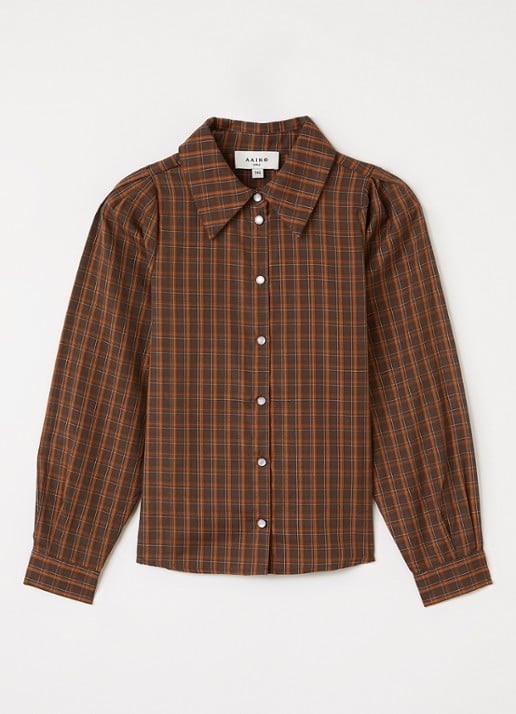Aaiko Janesse blouse met ruitdessin