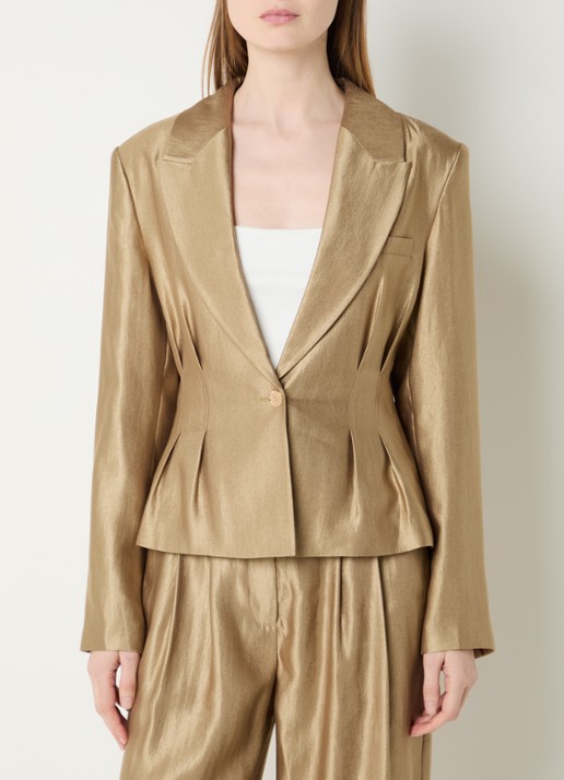 Aaiko Jasmin getailleerde blazer met metallic finish