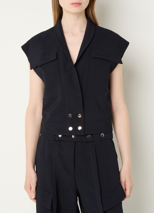 Aaiko Lies gilet met klepzakken