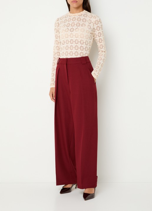 Aaiko Mason top van kant - voorkant 3 creme