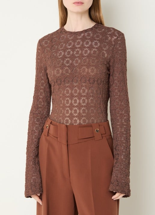 Aaiko Mason top van kant