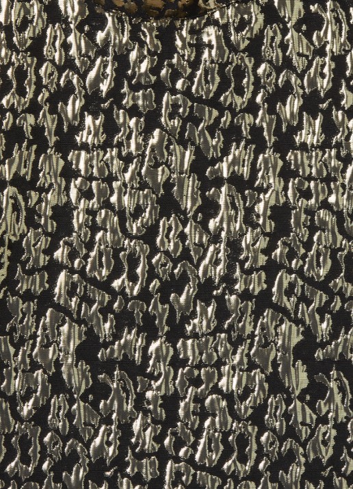 Aaiko Nicole jurk met jacquard dessin - detail goud