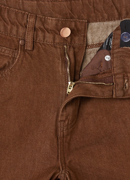 Aaiko Quinn balloon fit jeans - detail 3 bruin
