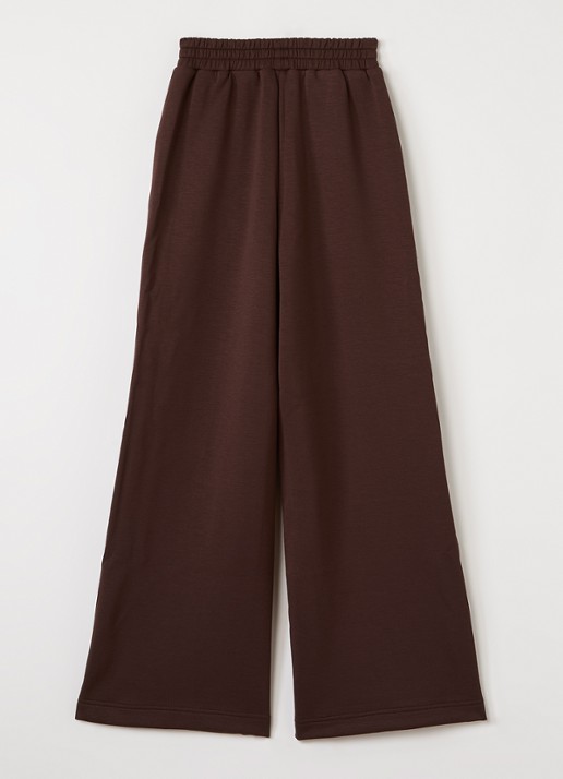 Aaiko Vico wide fit joggingbroek met siernaad - voorkant 3 hazelnootbruin