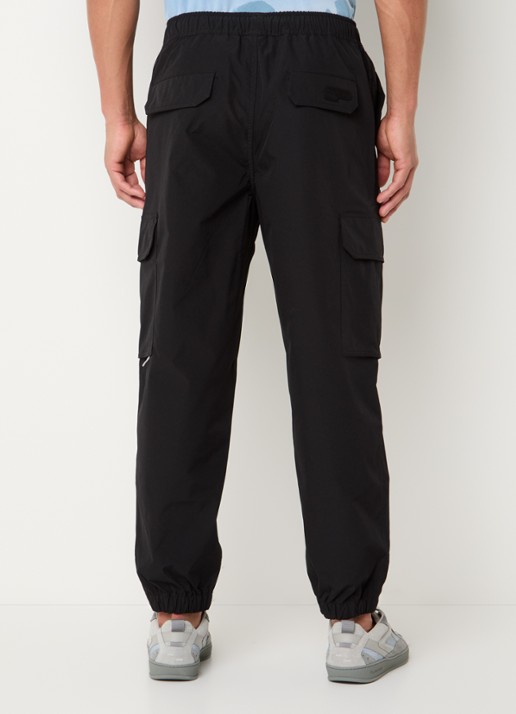 Aape Tapered fit cargobroek met klepzakken - achterkant 5 zwart