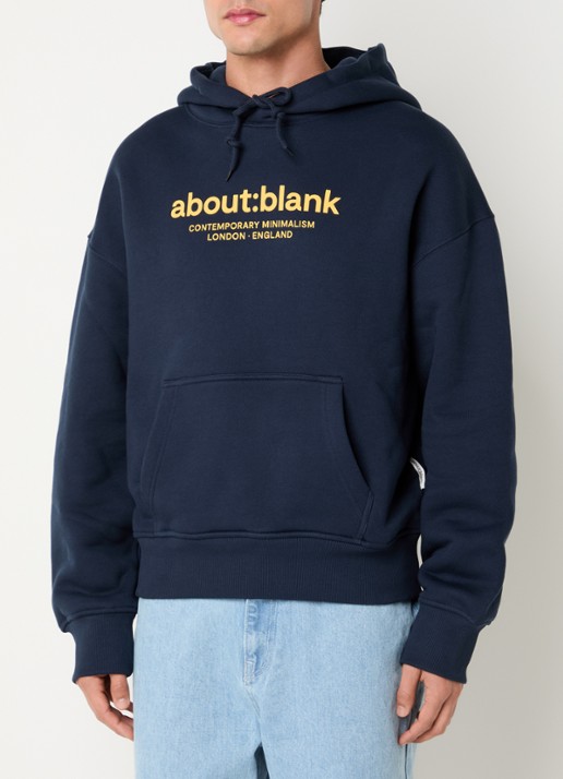 about:blank Garcon hoodie met logoprint