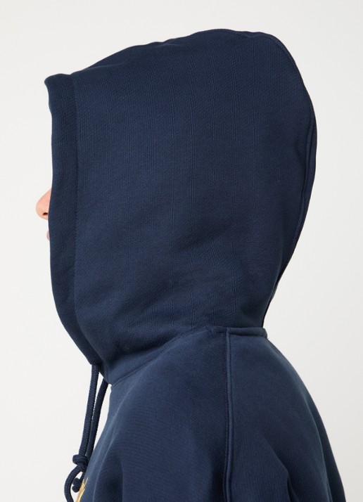 about:blank Garcon hoodie met logoprint - detail 5 donkerblauw
