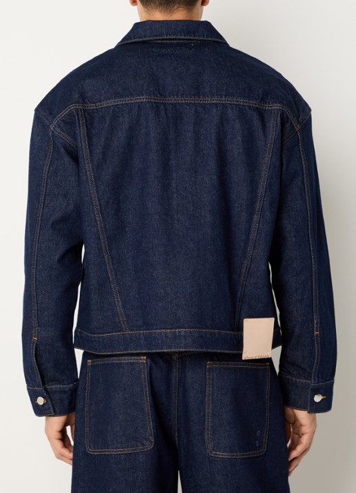 about:blank Regular fit spijkerjas met steekzakken - achterkant indigo