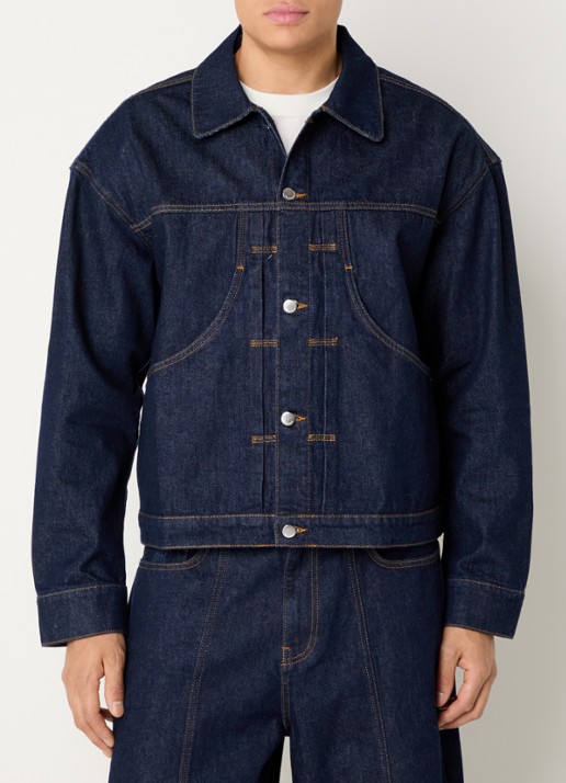about:blank Regular fit spijkerjas met steekzakken
