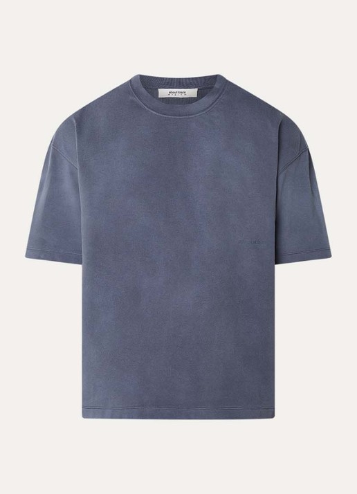 about:blank T-shirt met logoprint - voorkant 3 taupe