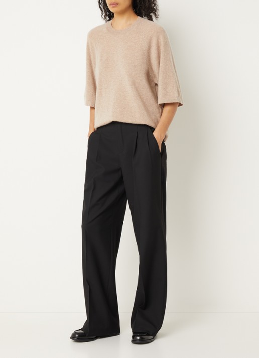 Absolut Cashmere. Leana fijngebreide pullover van kasjmier - voorkant 3 beige