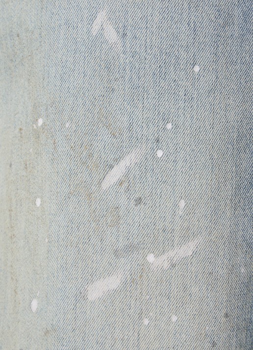 Acne Studios 1981 wide leg jeans met medium wassing - detail 5 indigo