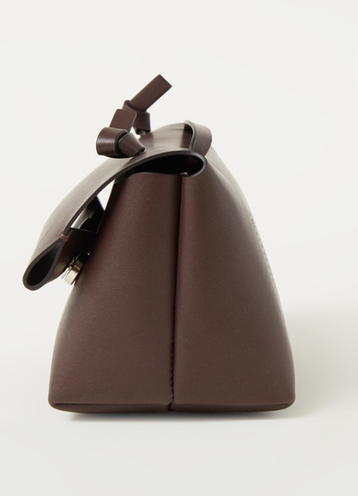 Acne Studios Alexandra Large crossbodytas van leer - detail 5 donkerbruin