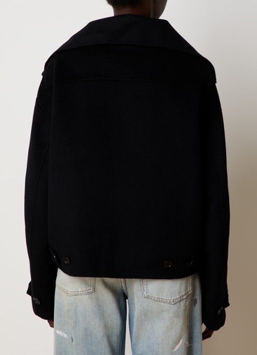 Acne Studios Jack in kasjmierblend - achterkant 4 zwart
