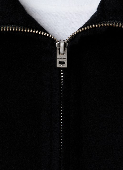 Acne Studios Jack in kasjmierblend - detail 3 zwart