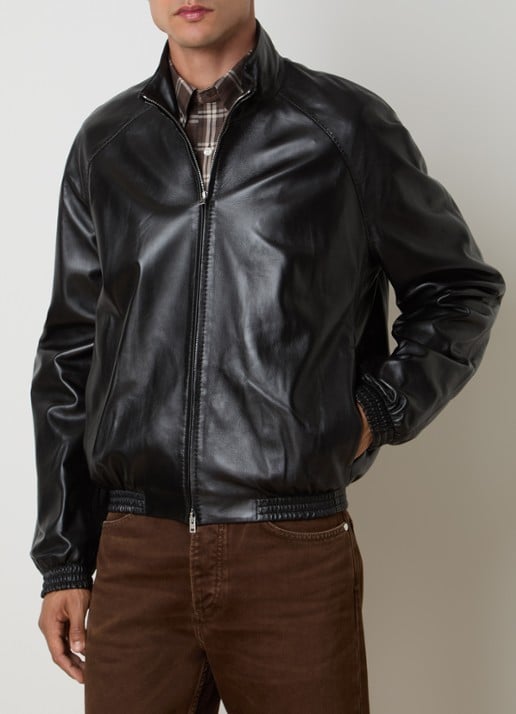 Acne Studios Jack van lamsleer met steekzakken