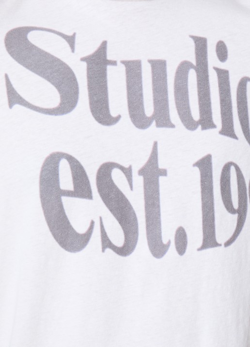 Acne Studios Longsleeve met logoprint - detail 9 wit