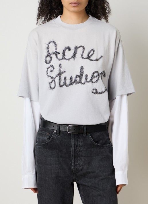Acne Studios Longsleeve met logoprint