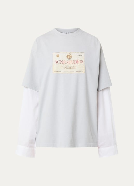 Acne Studios Longsleeve met logoprint