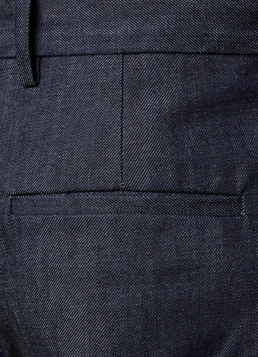 Acne Studios Palvin straight leg jeans met donkere wassing - detail 6 indigo