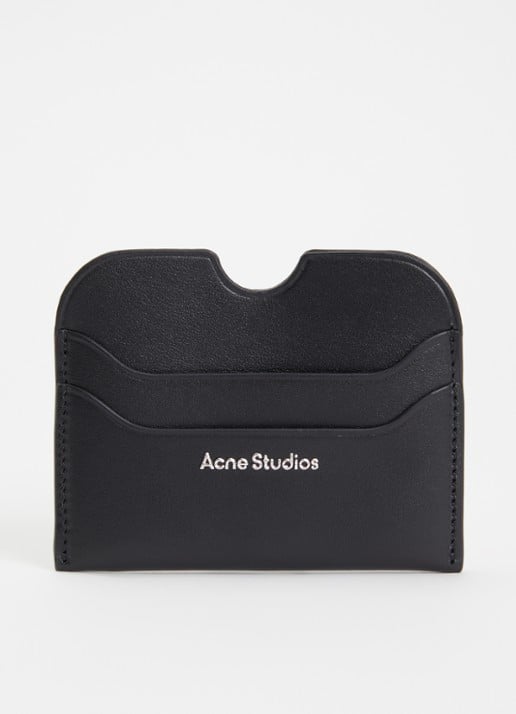Acne Studios Pasjeshouder van kalfsleer met logo