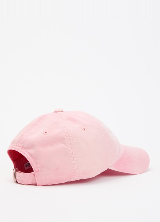 Acne Studios Pet met logoborduring - detail 2 lichtroze
