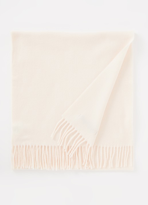 Acne Studios Sjaal van wol 200 x 45 cm - voorkant lichtroze