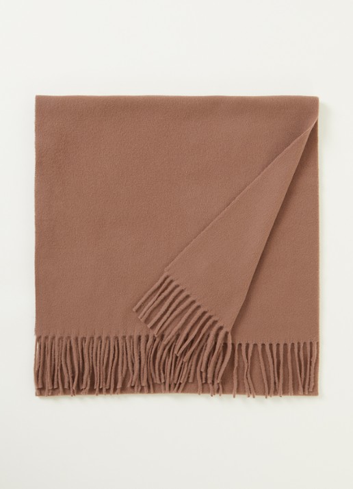 Acne Studios Sjaal van wol 200 x 45 cm - voorkant 3 bordeauxrood