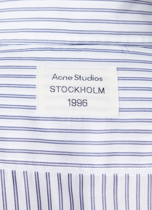 Acne Studios Soffia overhemd met borstzak - detail 2 indigo