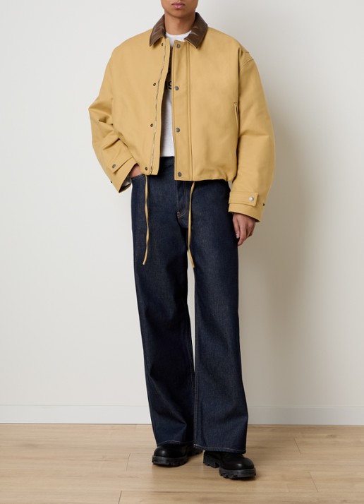 Acne Studios Straight leg jeans met donkere wassing - voorkant 3 indigo