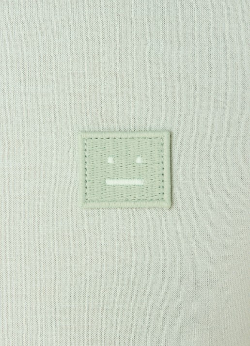 Acne Studios T-shirt met logo - detail 5 lichtgroen
