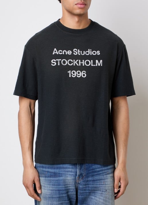 Acne Studios T-shirt met logoprint