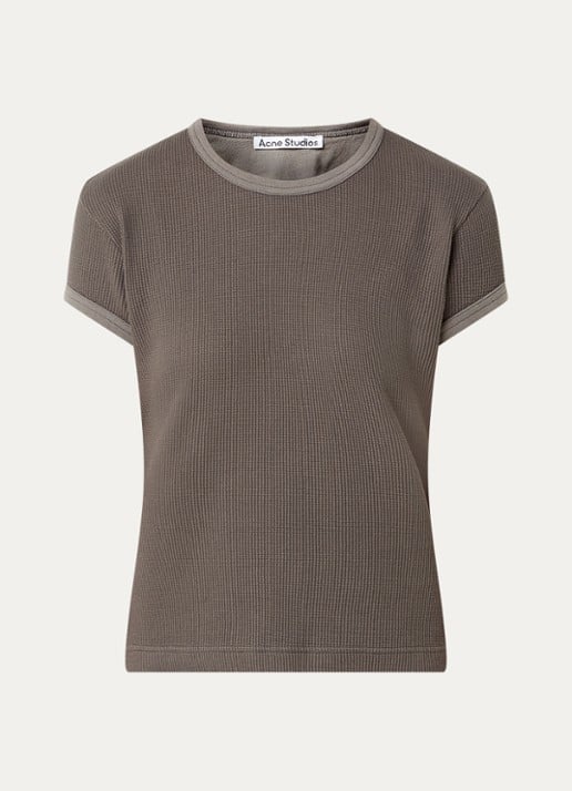 Acne Studios T-shirt met ribstructuur
